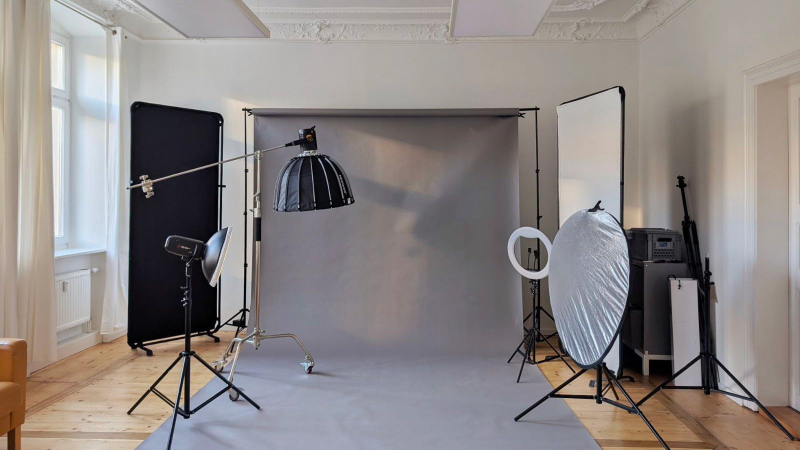 Innenansicht des Fotostudios im Quartier22