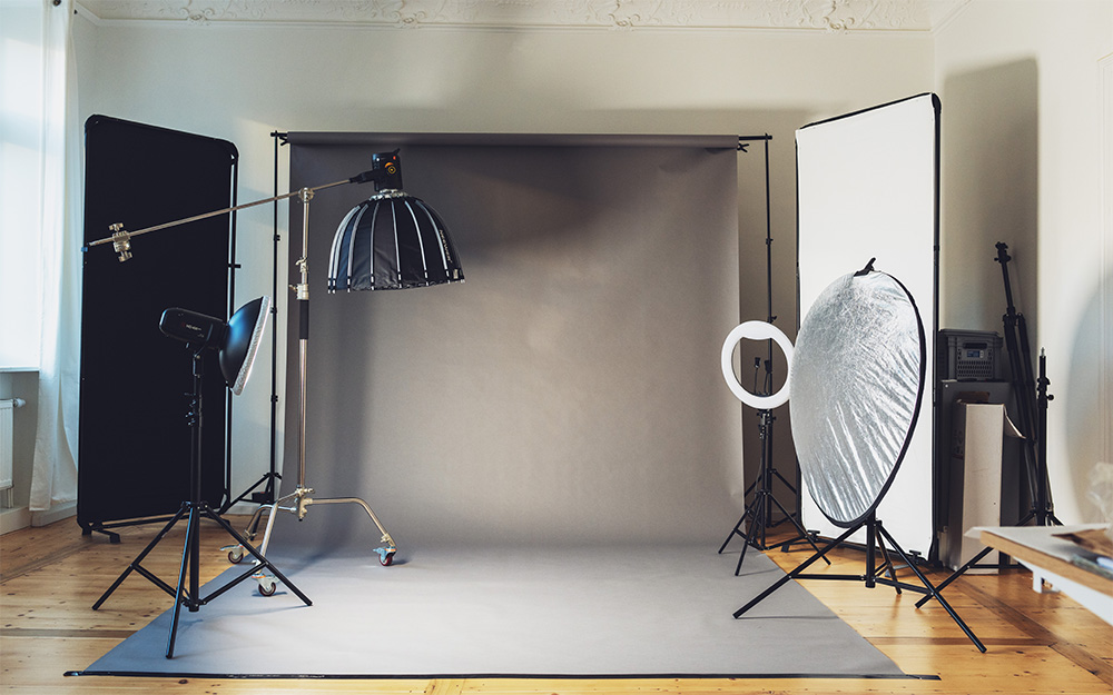 Innenansicht des Fotostudios im Quartier22